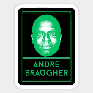 Andre braugher\\vintage fan art Sticker